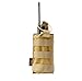 Tactical Radio Pouch - 1000D Nylon Tactical Molle Two Way Radios Holder Case for Walkie Talkies (TAN)