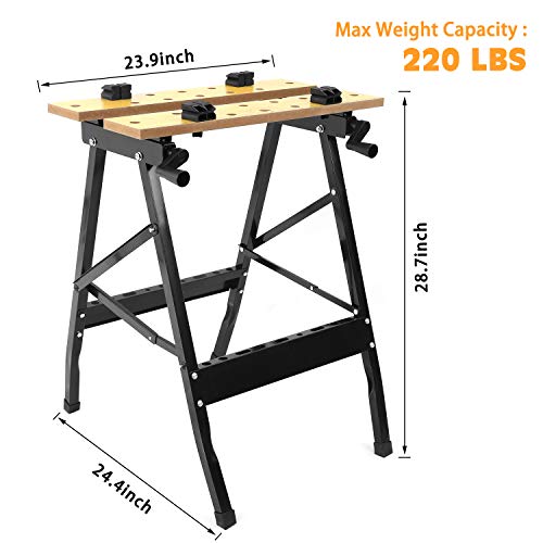 Workbenches Portable Bench Multipurpose Folding Repair 