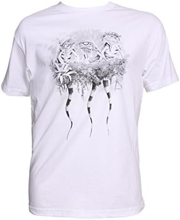 Gravity TradingMens Color Changing Cool Lizards Raggae Iguanas Solar T-Shirt