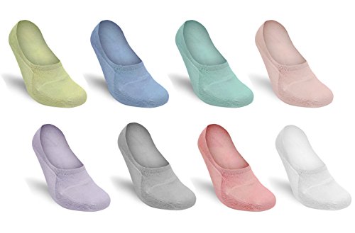 3KB Women's No-Show Socks Sizes 7-11 (10 Pack)