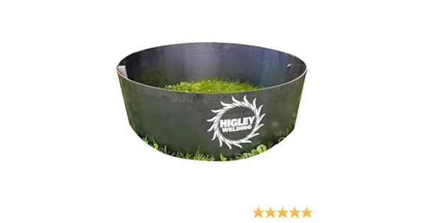 Amazon Com Round Steel Metal Fire Pit Ring Liner Insert 30 X 14 Metal Insert For Firepit Garden Outdoor