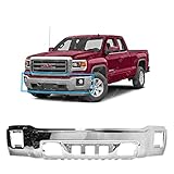 MBI AUTO - Chrome, Steel Front Bumper Face Bar for 2014-2015 GMC Sierra 1500 Series 14-15, GM1002848
