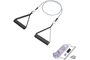 AddWin Pilates Board Pilates Reformer Set, Foldable Pilates Reformer Board Set for Home Office Exercise, 15 in 1 Pilates Board Set