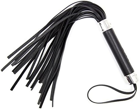 Suede Flogger Leather Whips With Metal Mount Handle Party MSsmart(TM) Stage Cosplay Kit