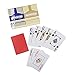 RUNGOOD Playing Cards, 100% Plastic Premium Quality, 2-Deck Set Poker Size, w/ 2 Cut Cards; Standard or Jumbo Index; Professional Casino Style Playing Cards for NLH PLO Poker (Poker Jumbo Index)