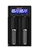 Smart Battery Charger,Golisi I2 2A Universal Battery Charger with USB Port and LCD Display 2-Bay Speedy Intelligent Charger for Ni-MH Ni-Cd AA AAA Li-ion Rechargeable Batteries (Black)