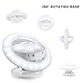 Motion Sensor Night Light, ANTEQI UFO Flexible Step Light Portable LED for Kids Magnetic Closet Light 360°Rotating Wall Lamp With Rechargable USB (White light)