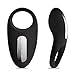 SVAKOM Wendy Vibrating Cock Ring Vibrator Powerful Rechargeable Penis Ring Adult Sex Toy for Couples (Black)