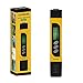 TDS Meter, Sonkir TDS02 3-in-1 TDS/EC/Temp Meter, Digital Water Quality Tester for Drinking Water Purity Test, Swimming Pools, Aquariums, Hydroponics, Measure 0-9999ppm (Yellow)