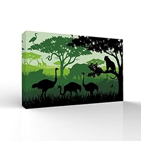 Quiet Tropical Forest Home Artwork for Living Room Bedroom