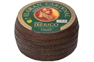 El Gran Cardenal Iberico Blended Cheese – Aged Spanish Cheese Made from Cow, Goat & Sheep Milk – Authentic Mature Hard Gourme