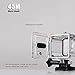 Lightwish 45M (150 Feet/50 Yard) Underwater Diving Waterproof Housing Protective Case Accessory Kit with Bracket for GoPro Hero4 Session (Black)