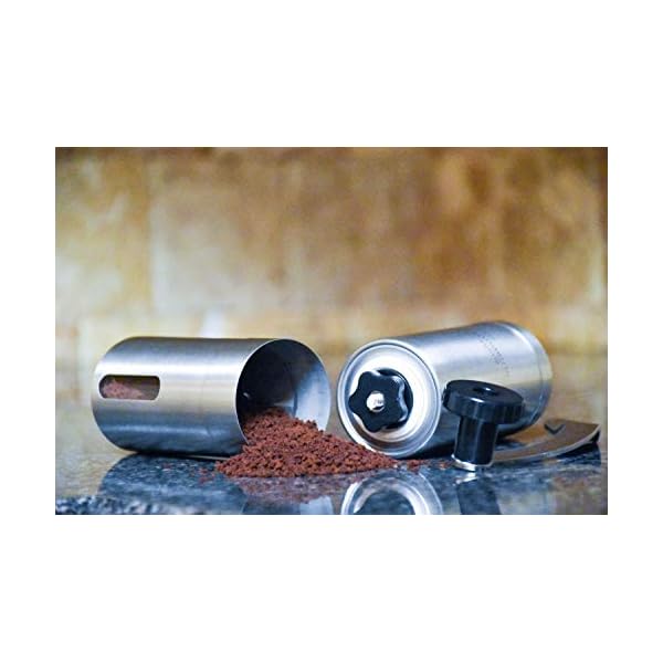Moderna Home MH-CG-M1 Premium Manuelle Kaffeemühle â€“ Einstellbare konische Keramik-Fräs-Kaffeemühle â€“ Tragbare Mini… – Bild 7