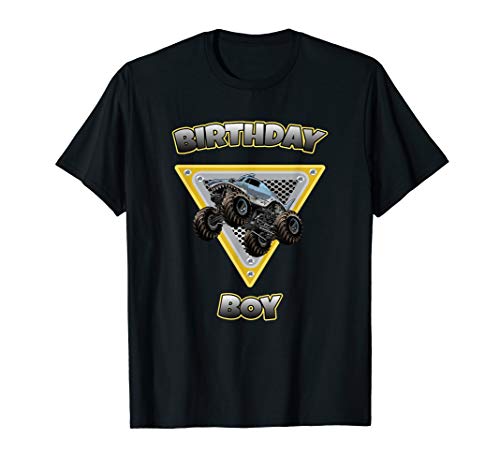 Monster Truck Birthday Boy T-Shirt