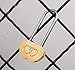 Juvale 2-Pack Solid Brass Double Heart Padlock, 3 Inches