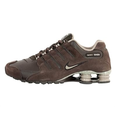 brown nike shox for men