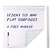 Prefer Green Self-Adhesive Whiteboard Wall Decal Sticker, 78.7" &times; 17.5" Extra Large Strong & Durable Dry Erase Wall Paper Message Board for Kids, Office, School & Home with 1PCS Marker Pen (White)