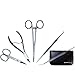 Ingrown Toenail Kit - Podiatrist Treatment Kit by DERMATOOL - Stainless Steel Toenail Clippers, Hemostat, File, Lifter and Scissors for Pedicure, Toenails and Nails - Foot Care Kit