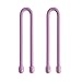 Nite Ize GT6-2PK-12 Gear Tie Reusable 6-Inch Rubber Twist Tie, Pink