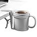 Vector Cup Holder -- Clip-on and Portable For Travel, Airplanes, Cafes, Desks, Tables and Wheelchairs