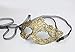 duoduodesign Exquisite Lace Masquerade Mask (Gold/Gorgeous Princess)