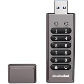 sasashui Secure Encrypted 32gb USB 3.0 Flash Drive - 256-bit Hardware Encryption, Password Protected, Compatible with MAC/Windows/Linux/Embedded Systems(32GB)