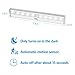 AMIR Upgraded Motion Sensor Lights, Battery-Powered Closet Light Motion Activated, Under Cabinet Lights Stair Lights, Stick-Anywhere Wall Lights for Hallway, Bedroom, Kitchen etc. (White - Pack of 6)