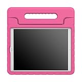 MoKo iPad Pro 12.9 Case Kids Shock Proof Convertible Handle Light Weight Super Protective Stand Cover Case for Apple iPad Pro 12.9 Inch 2015 Tablet (NOT FIT iPad Pro 12.9 2017 Version), Magenta