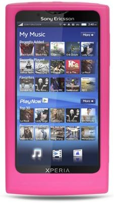 Sony Ericsson Xperia X10 Gel Skin Case - Hot Pink