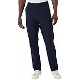 32 Degrees Men’s Twill Tech Pant with Front Hand Pockets and Zipper Closure Back Pockets | Blue, 40x30
