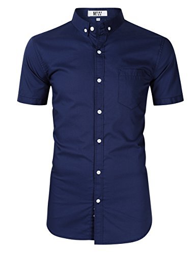 Mrwonder men s casual slim fit button down dress shirt …