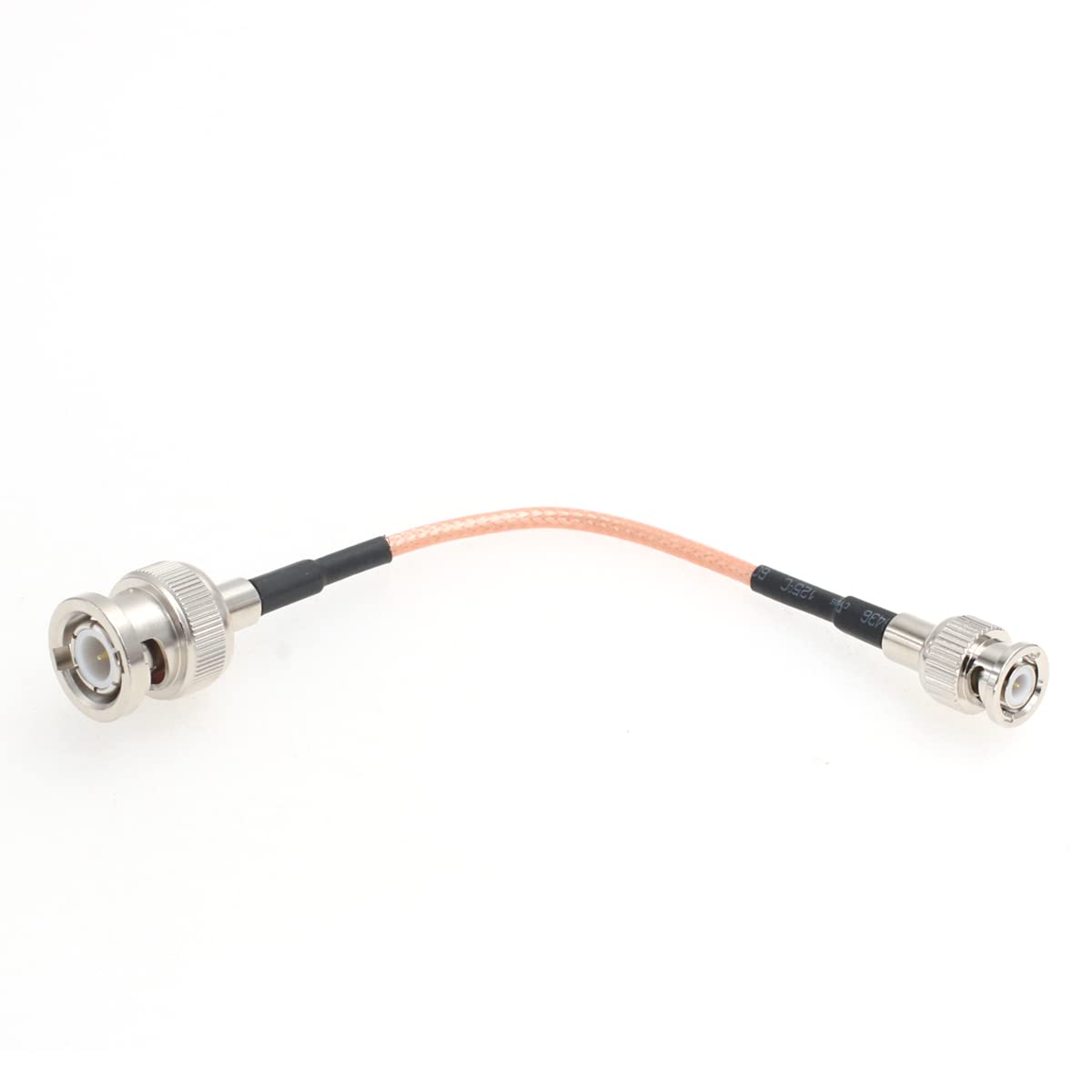 EONVIC BNC to Mini BNC (Q6) Male Straight Crimp RF Pigtail RG316 Cable 15cm