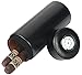 Mantello Cedar Wood Lined Portable Travel Leather Cigar Case Humidor with Humidifier