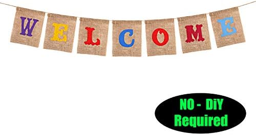 Welcome Party Banner Sign No Diy Required For Back To School