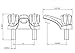 Dura Faucet DF-PL700S-SN RV Bathroom Faucet with Smoked Acrylic Knobs (Brushed Satin Nickel)