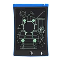 LCD Writing Tablet, 8.5-Inch Writing Board Doodle Board, Electronic Doodle Pads Drawing Board Gift for Kids and Adults at Home,School and Office (Blue)