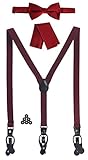 Gioberti Toddlers Kids Boys Adjustable Elastic Clip On Suspenders Brace