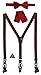 Gioberti Boys' Convertible Suspenders, Bow Tie, and Hanky Set
