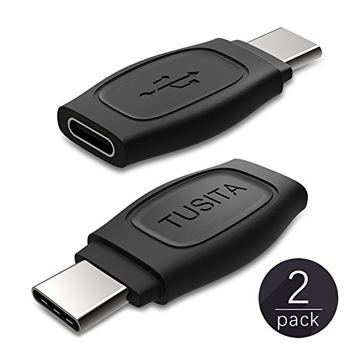 TUSITA [2-Pack] Type-C Extender Dock for Lifeproof Otterbox Case Extension Adapter (10Gbps) USB-C Female to Male for MacBook iPad pro 2018,Nintendo Switch,Samsung S8 S9 S10,Note 8 9 10,Dex,Flir Pro