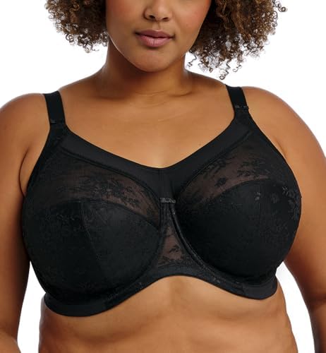 GODDESS Verity Banded Full Coverage Bra 48K, Black at Amazon