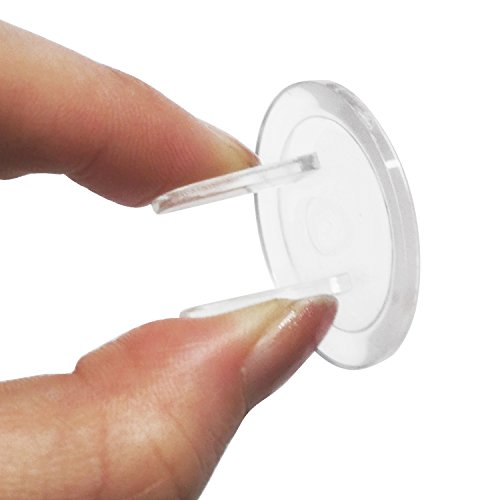 CalMyotis Outlet Covers, Child Proofing Transparent Outlet Plugs, Electrical Outlet Cover Baby Proof Safety (36Pack) - Thumbnail 3