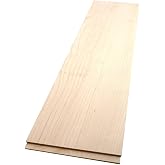 The Hardwood Edge Maple Hardwood Planks - 2-Pack Hard Maple Wood for Unfinished Wood Crafts - 1/4&rsquo;&rsquo; (6mm) 100% Pure Hardwood - Laser Engraving Blanks - Maple Wood Blanks for Crafts and Gifts
