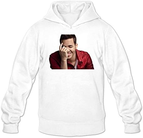 Tommery Men's Prince Royce Smile Long Sleeve Sweatshirts Hoodie