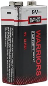 Warriors 9V Alkaline Battery 6LR61 Long Lasting 9 Volt Battery 1604D MN1604 view 3