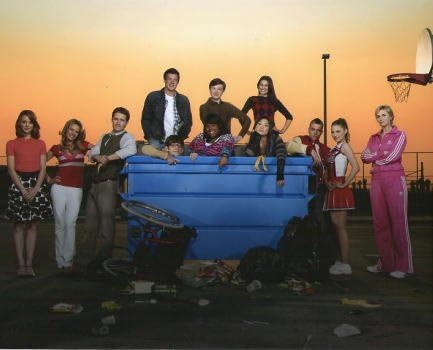 Amazon ブロマイド写真 海外ドラマ Glee グリー キャスト12人 夕暮れ アイドル 芸能人グッズ 通販