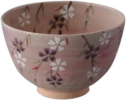 Before Ken Kyo Kiyomizu KitaÆ—q[ Cosmetic Box of ] Green Tea Bowl Weeping Cherry Tree K3-10