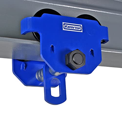 KARRYTON 2Ton/4400LB Beam Trolley 3.5 8in Adjustable Flange Width