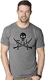 Pirate Skull and Crossbones Math Pi-Rate T-Shirt Funny Mathematical Shirt