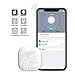 Nut3 Smart Key Finder Bluetooth WiFi Tracker GPS Locator Wallet Phone Key Anti-Lost Bidirectional Alarm Reminder (1 Pack, White)