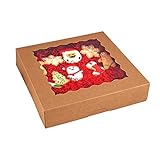Tcoivs 20-Pack Pie Boxes 12" x 12" x 2.5", Bakery